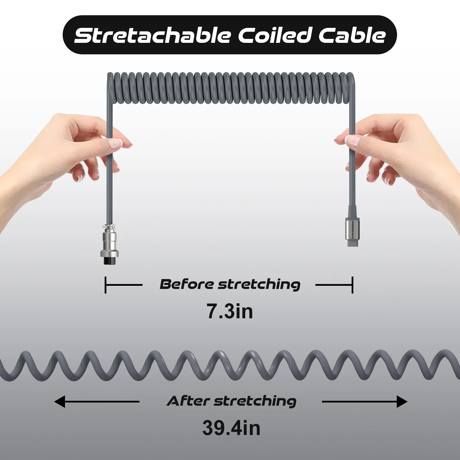 ATTACK SHARK C04 COILED CABLE 14 ATTACK SHARK C04 COILED CABLE