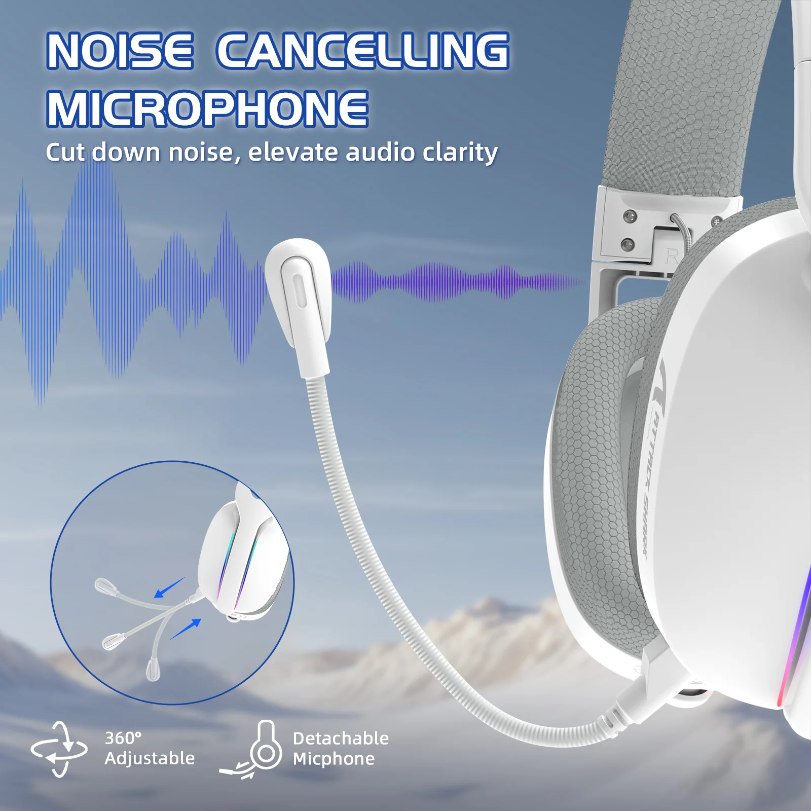 ATTACK SHARK L90 Foldable RGB Ultra-Light Tri-Mode Gaming Headset 16 ATTACK SHARK L90 Foldable RGB Ultra-Light Tri-Mode Gaming Headset