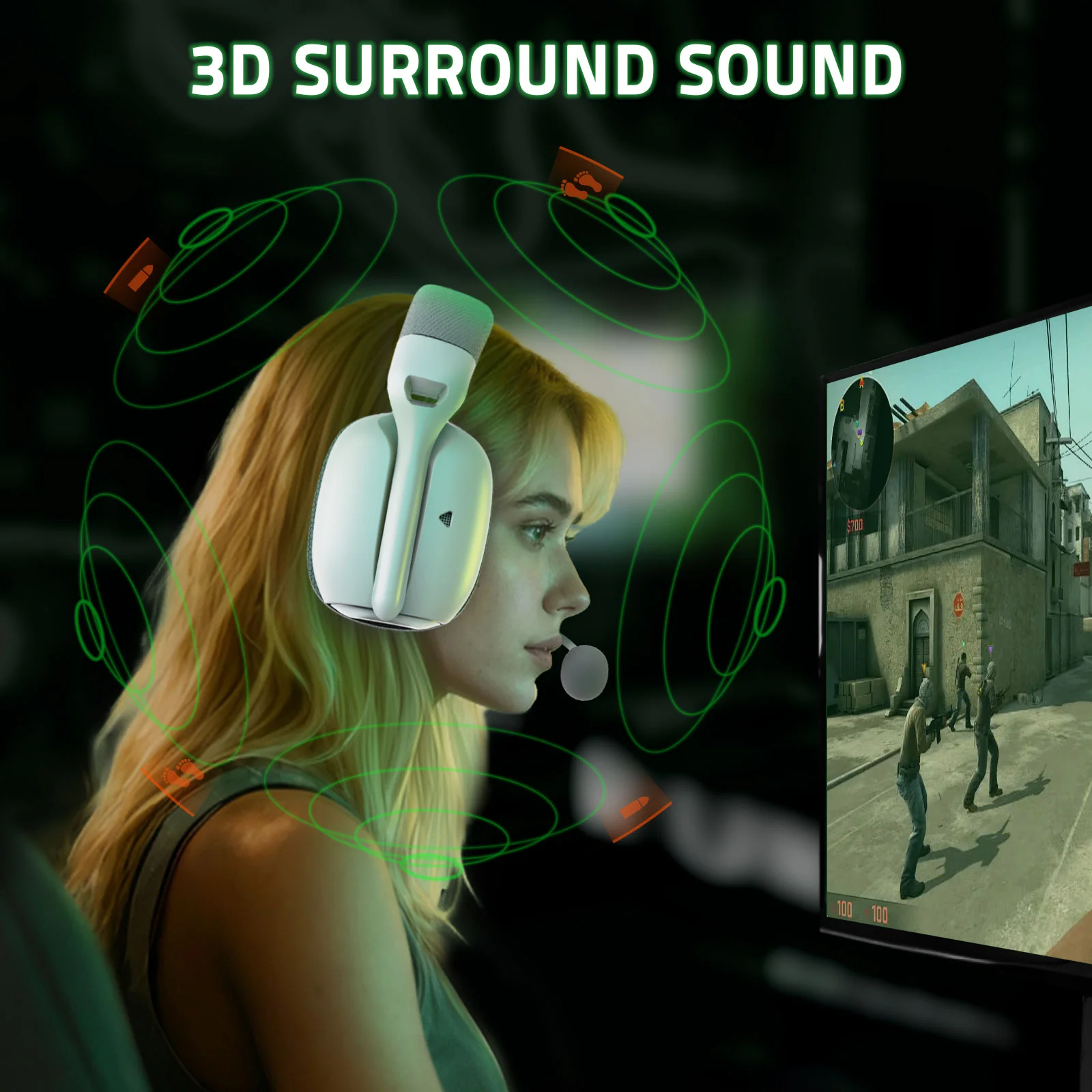 ATTACK SHARK L80PRO Wireless Gaming Headset 14 ATTACK SHARK L80PRO Wireless Gaming Headset