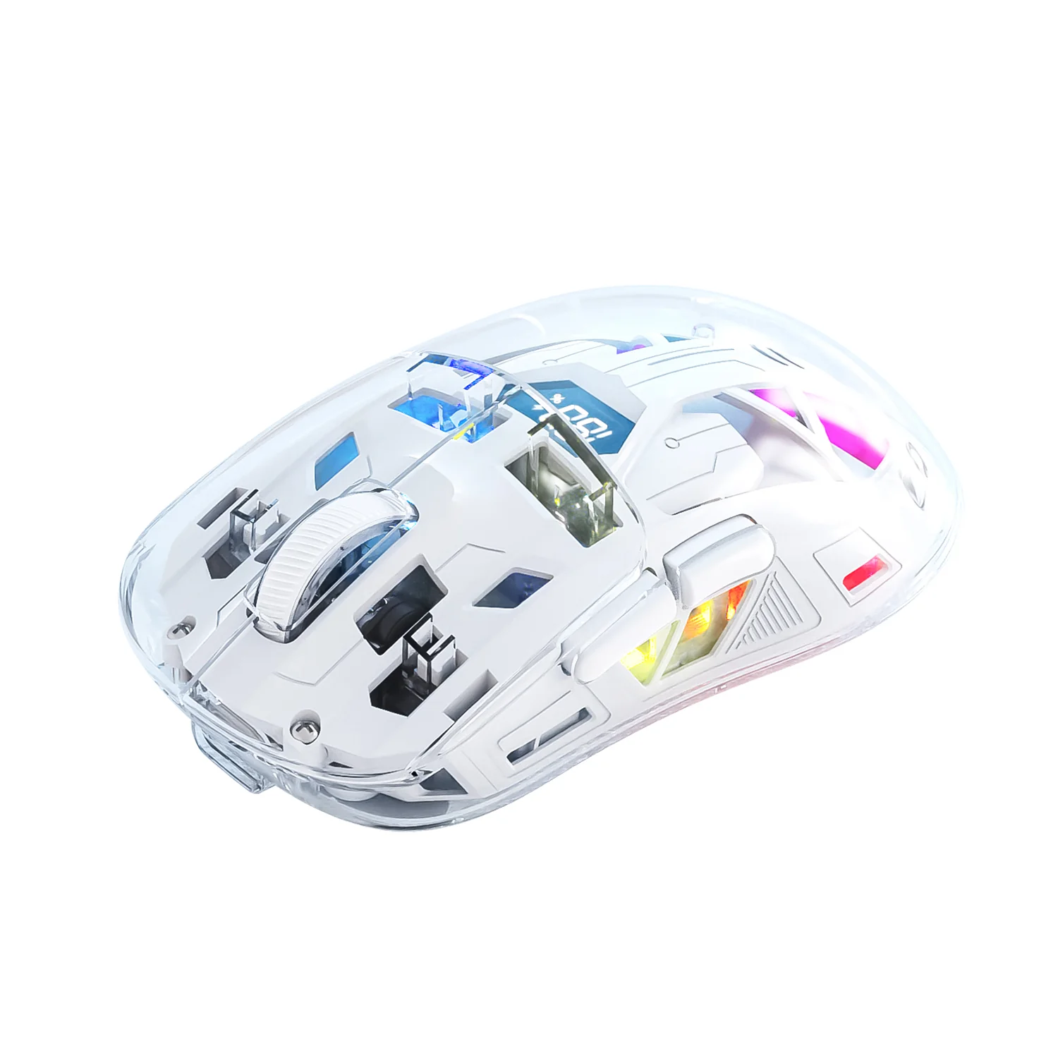 ATTACK SHARK A2 Transparent RGB Wireless Mouse with Battery Level Display 3 ATTACK SHARK A2 Transparent RGB Wireless Mouse with Battery Level Display