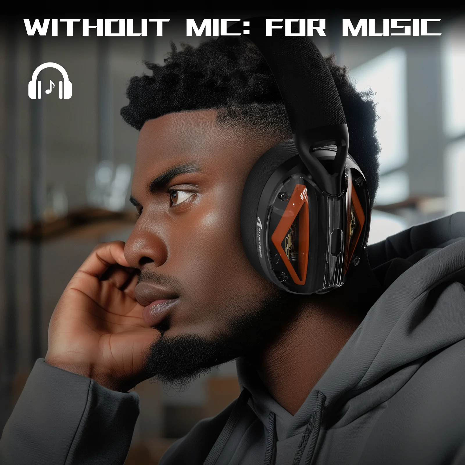 ATTACK SHARK L60 Ultra-Light Tri-Mode Gaming Headset 9 ATTACK SHARK L60 Ultra-Light Tri-Mode Gaming Headset