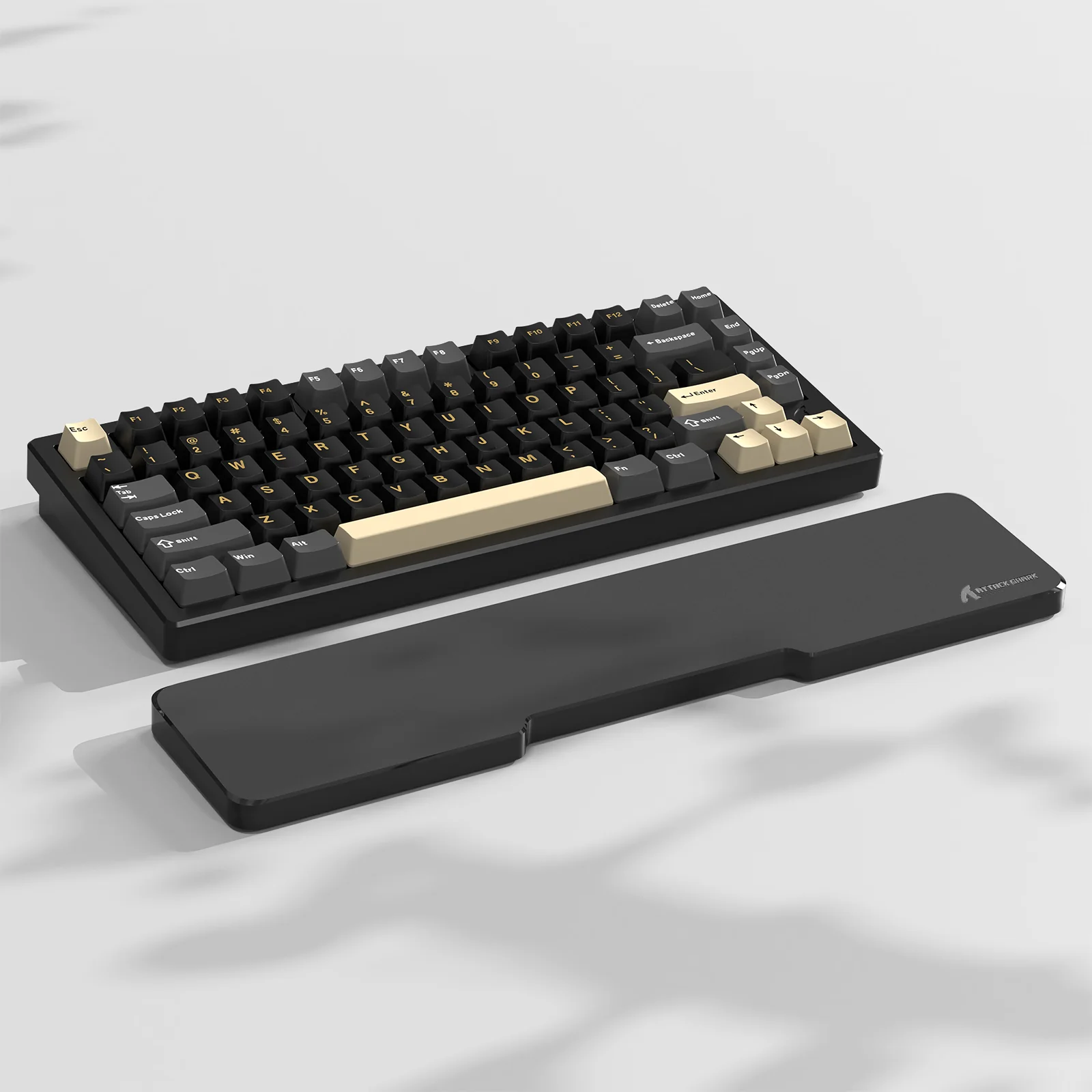 ATTACK SHARK Black Acrylic Wrist Rest 10 ATTACK SHARK Black Acrylic Wrist Rest