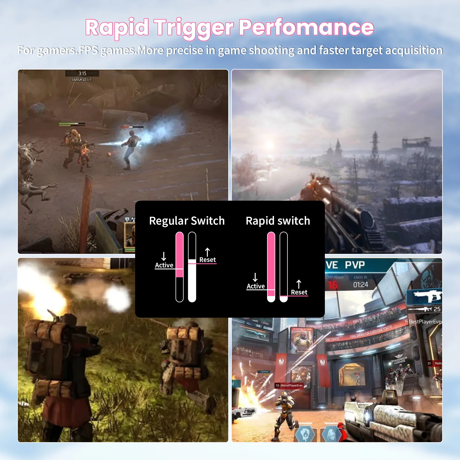 ATTACK SHARK X68 HE Rapid Trigger Keyboard Magnetic Switch with C01PRO Coiled Cable 41 ATTACK SHARK X68 HE Rapid Trigger Keyboard Magnetic Switch with C01PRO Coiled Cable