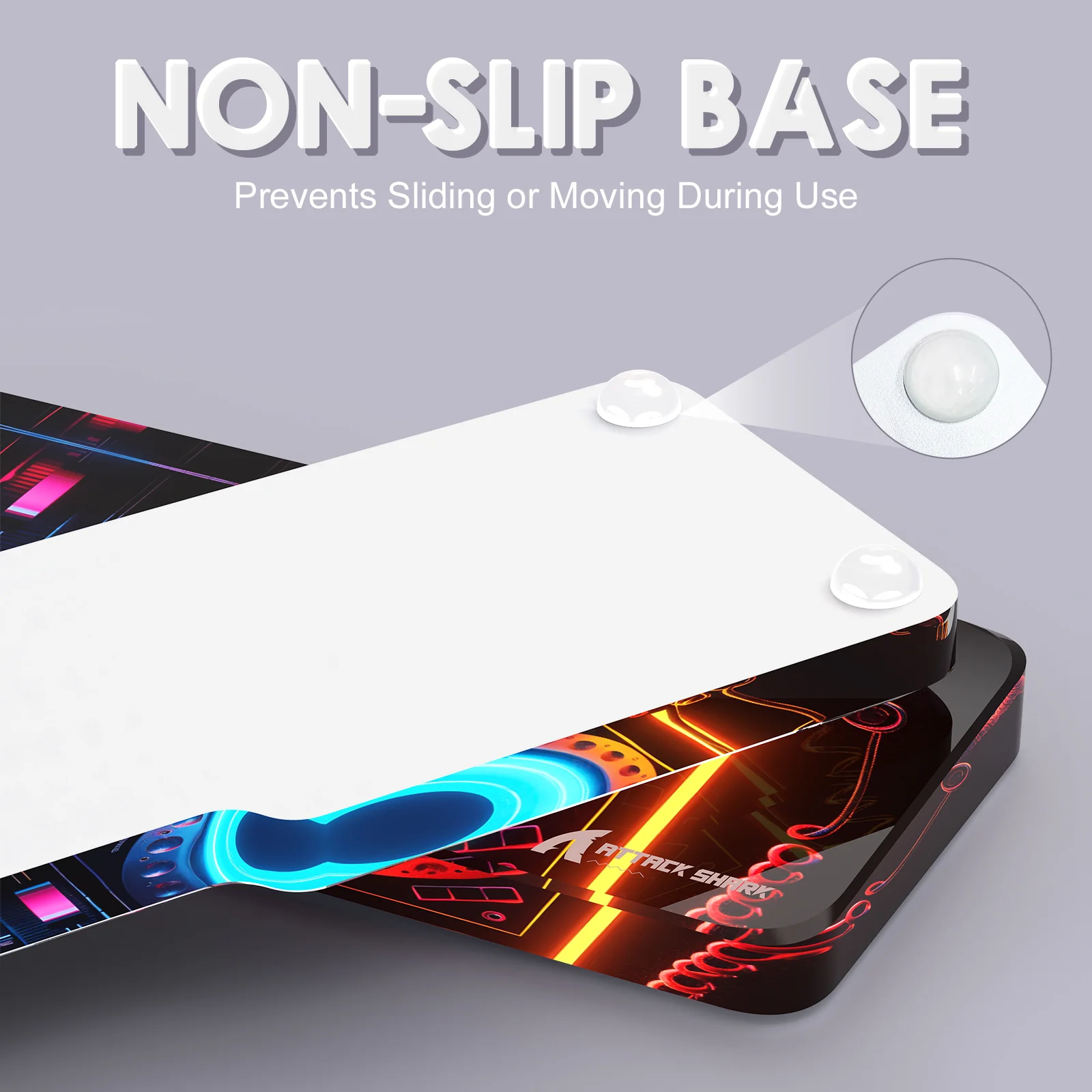 ATTACK SHARK Acrylic Wrist Rest with Pattern 13 ATTACK SHARK Acrylic Wrist Rest with Pattern