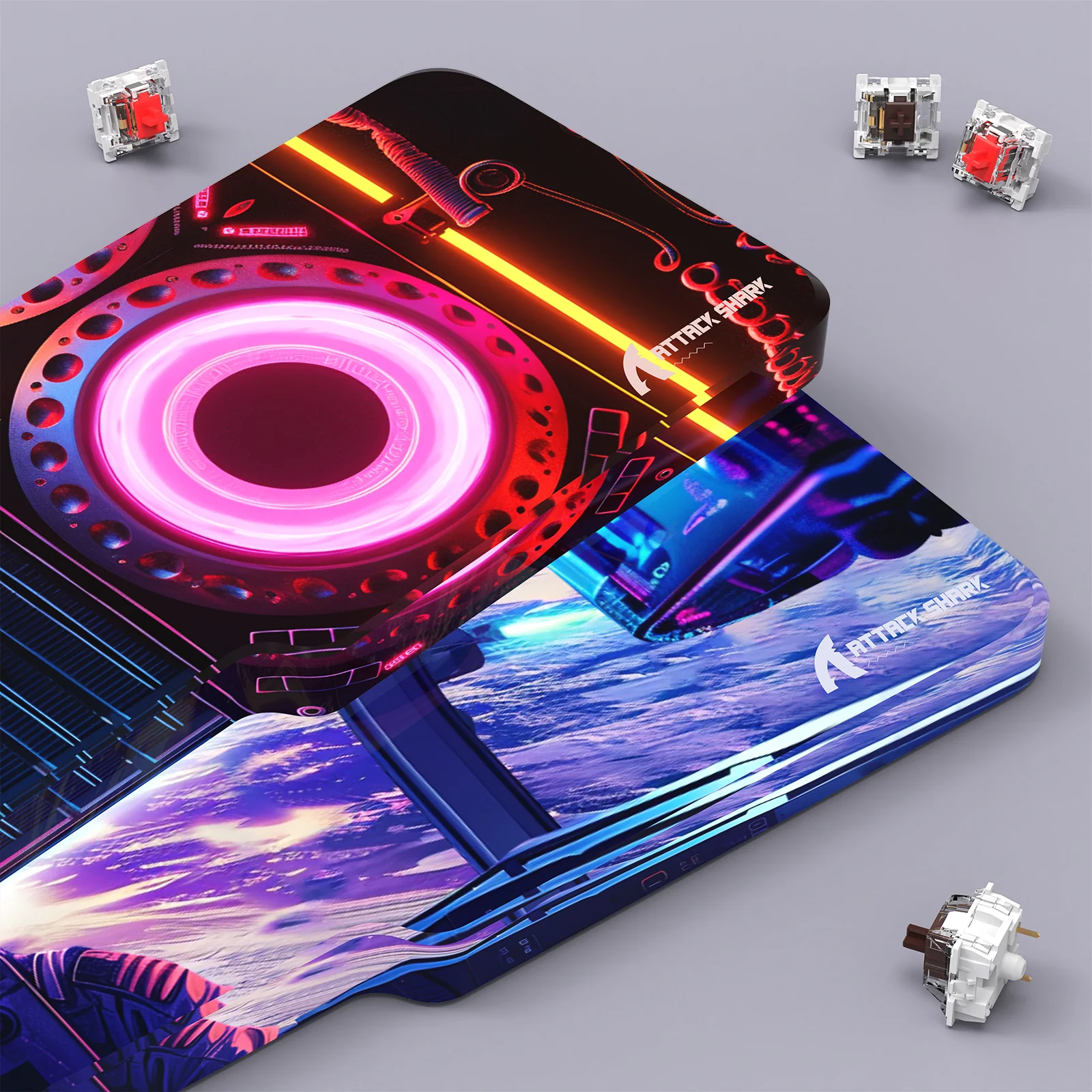 ATTACK SHARK Acrylic Wrist Rest with Pattern 19 ATTACK SHARK Acrylic Wrist Rest with Pattern