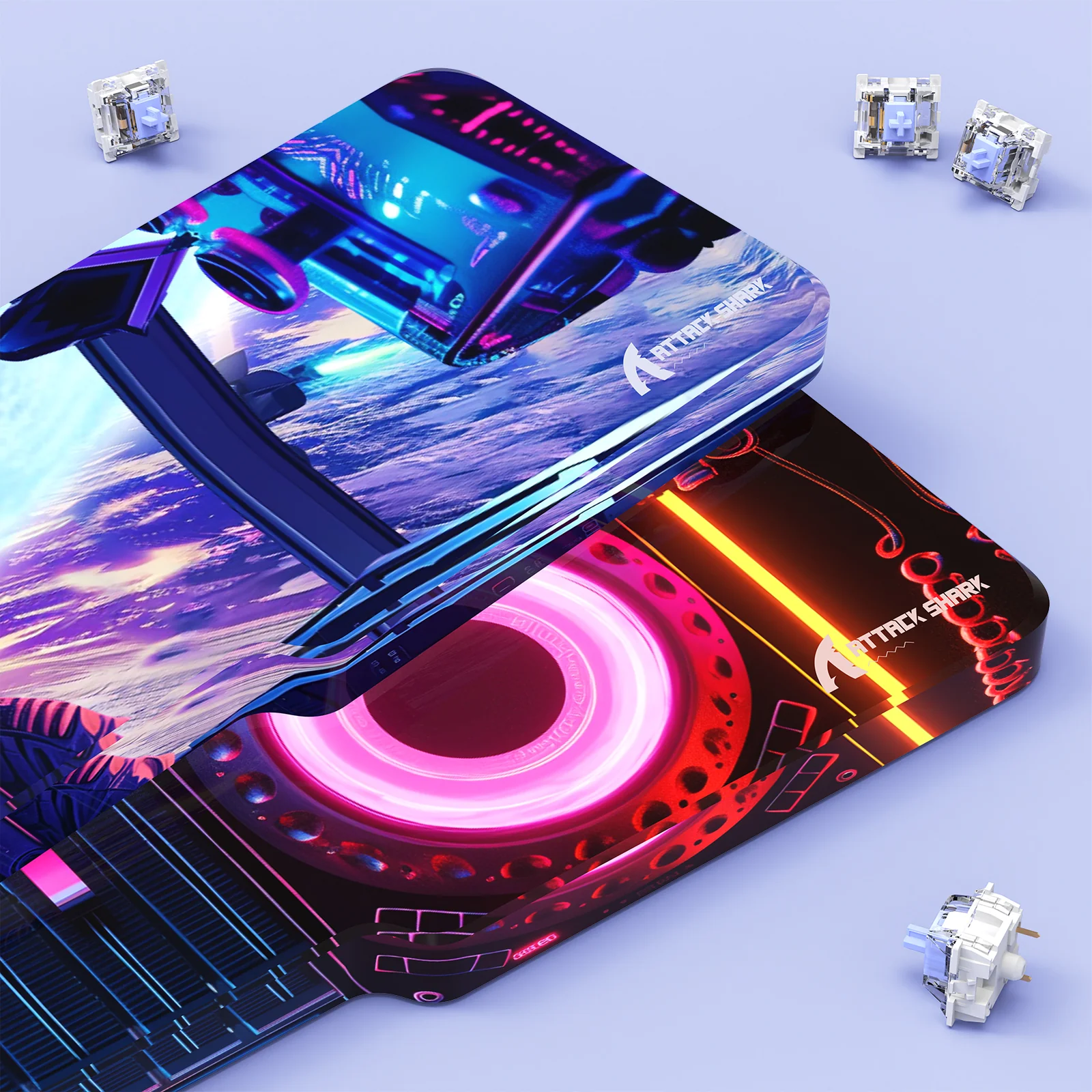 ATTACK SHARK Acrylic Wrist Rest with Pattern 7 ATTACK SHARK Acrylic Wrist Rest with Pattern