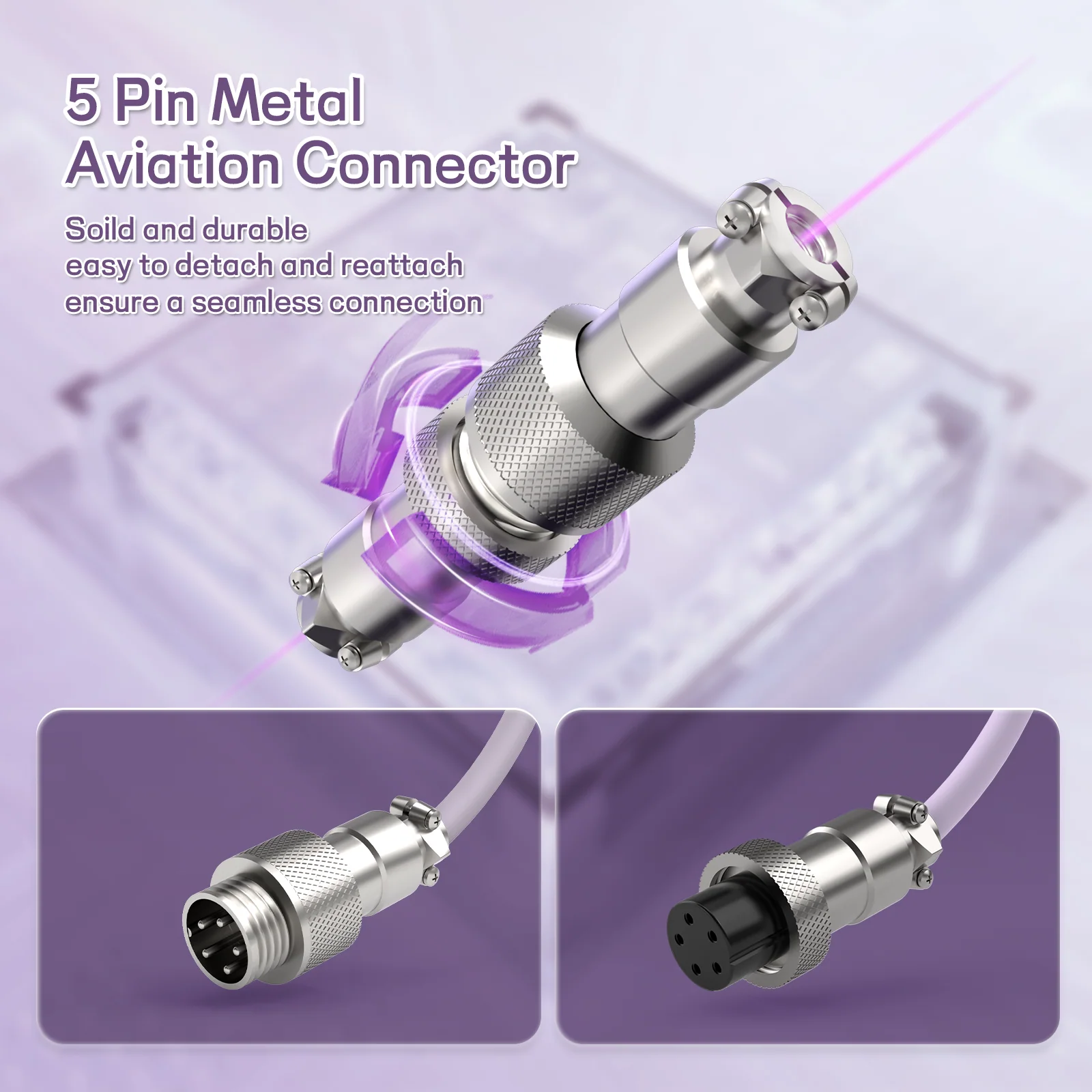 ATTACK SHARK C04-C COILED CABLE 12 ATTACK SHARK C04-C COILED CABLE