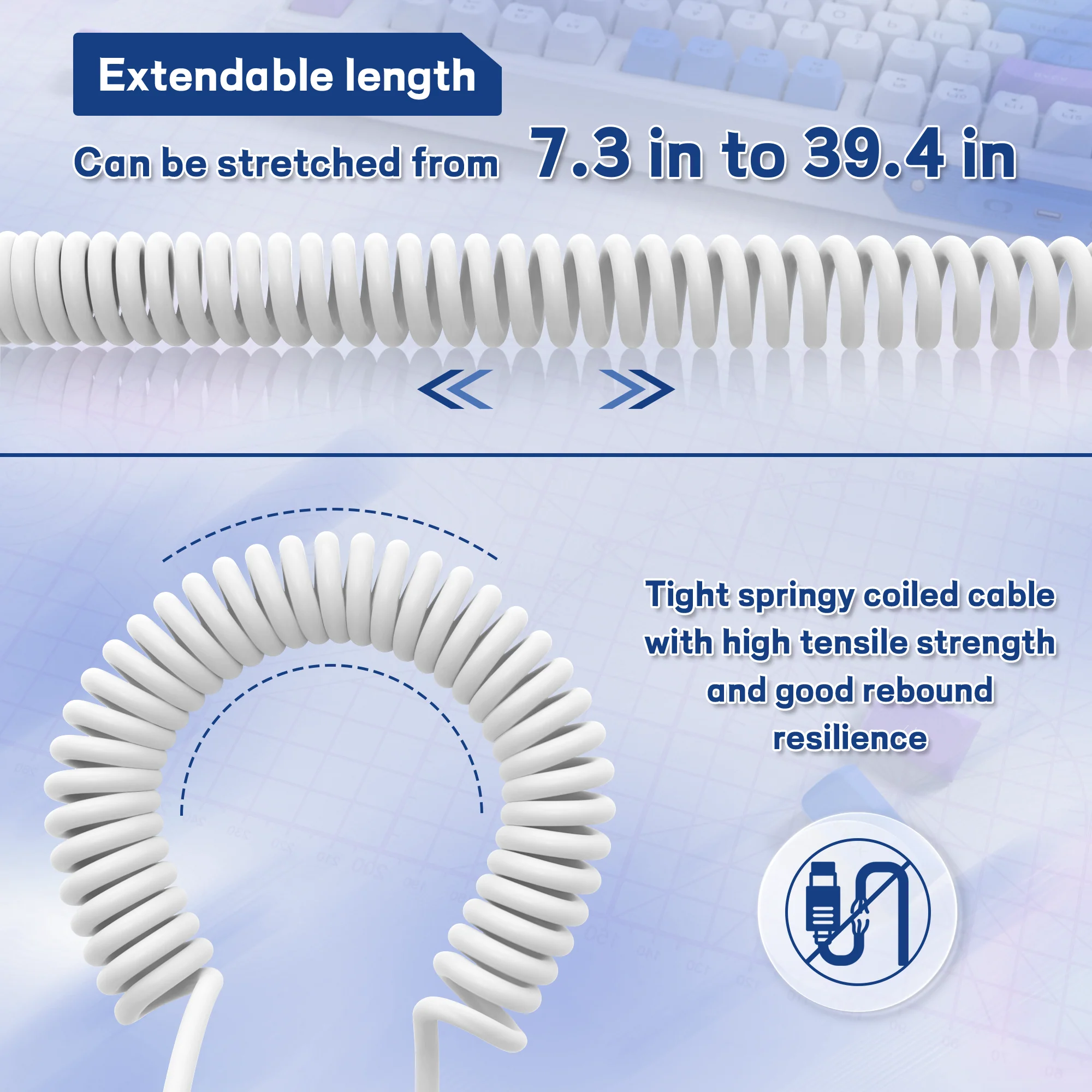 ATTACK SHARK C04-C COILED CABLE 6 ATTACK SHARK C04-C COILED CABLE