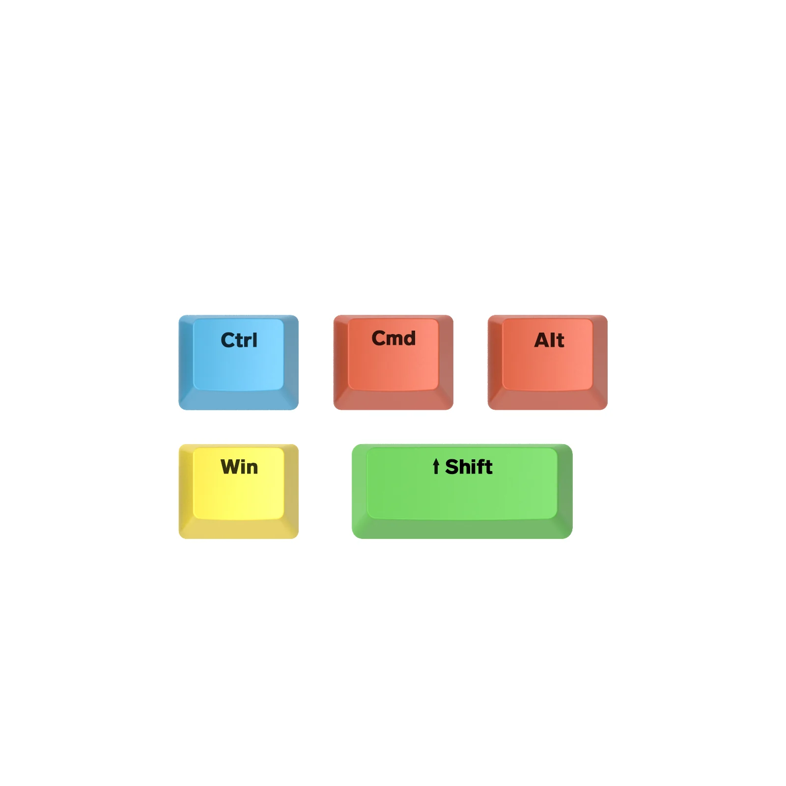 ATTACK SHARK Custom OEM Profile PBT Colored Keycaps 9 ATTACK SHARK Custom OEM Profile PBT Colored Keycaps