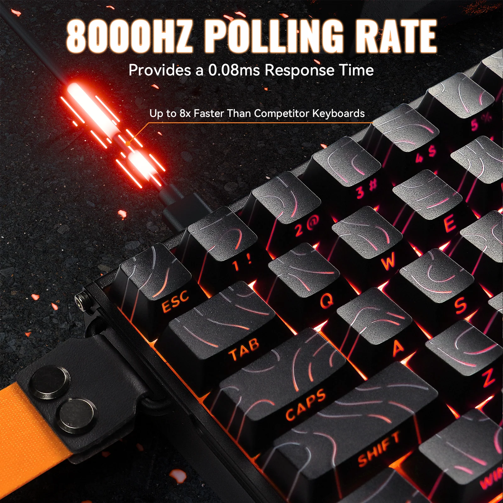 ATTACK SHARK X68MAX HE Rapid Trigger Aluminum Keyboard Magnetic Switch 12 ATTACK SHARK X68MAX HE Rapid Trigger Aluminum Keyboard Magnetic Switch