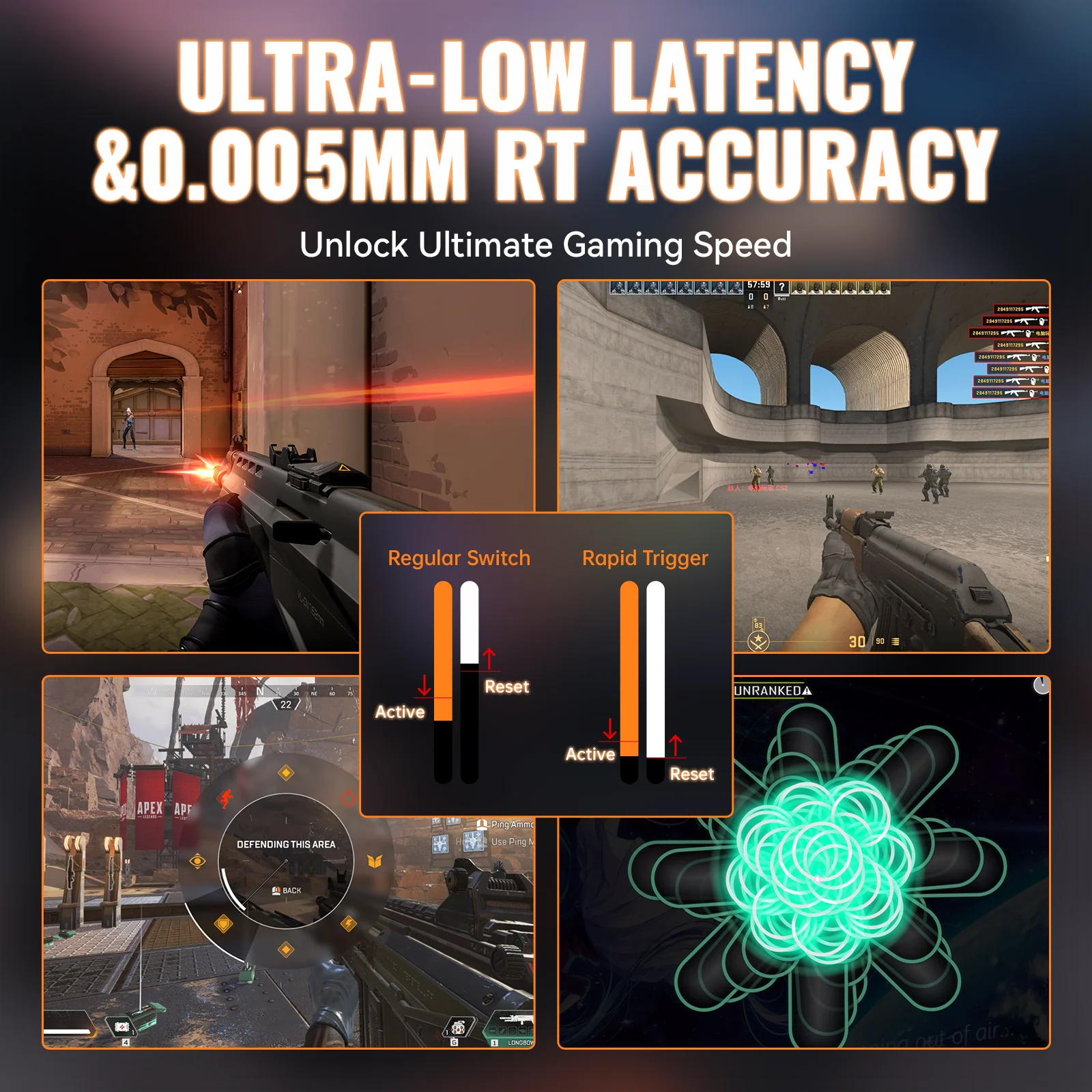 ATTACK SHARK X68MAX HE Rapid Trigger Aluminum Keyboard Magnetic Switch 14 ATTACK SHARK X68MAX HE Rapid Trigger Aluminum Keyboard Magnetic Switch