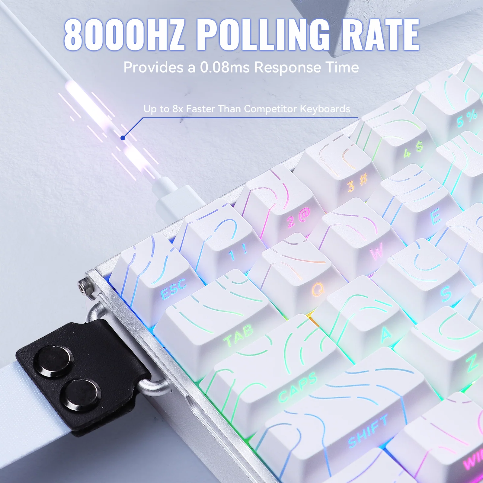 ATTACK SHARK X68MAX HE Rapid Trigger Aluminum Keyboard Magnetic Switch 21 ATTACK SHARK X68MAX HE Rapid Trigger Aluminum Keyboard Magnetic Switch