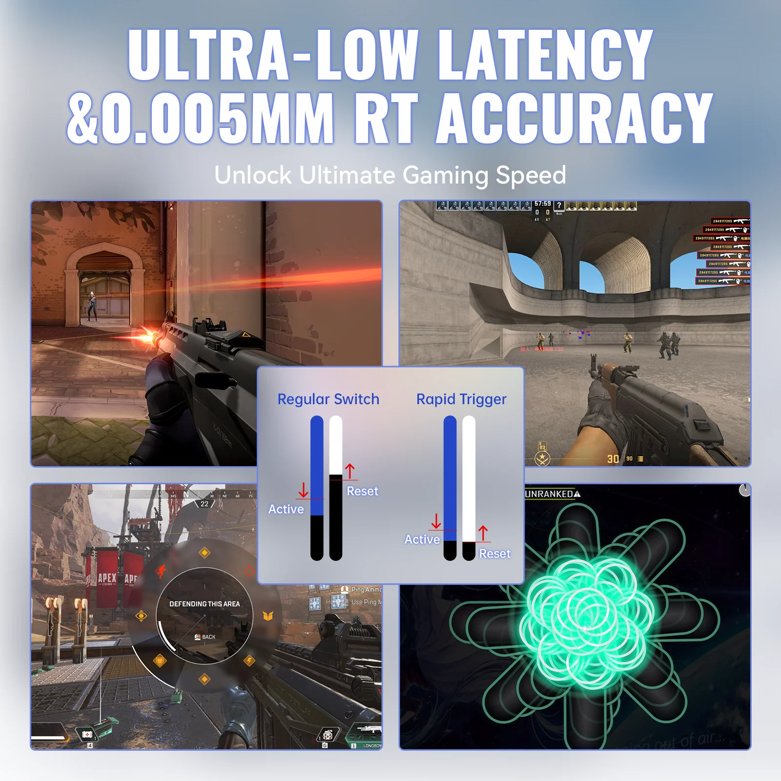 ATTACK SHARK X68MAX HE Rapid Trigger Aluminum Keyboard Magnetic Switch 5 ATTACK SHARK X68MAX HE Rapid Trigger Aluminum Keyboard Magnetic Switch