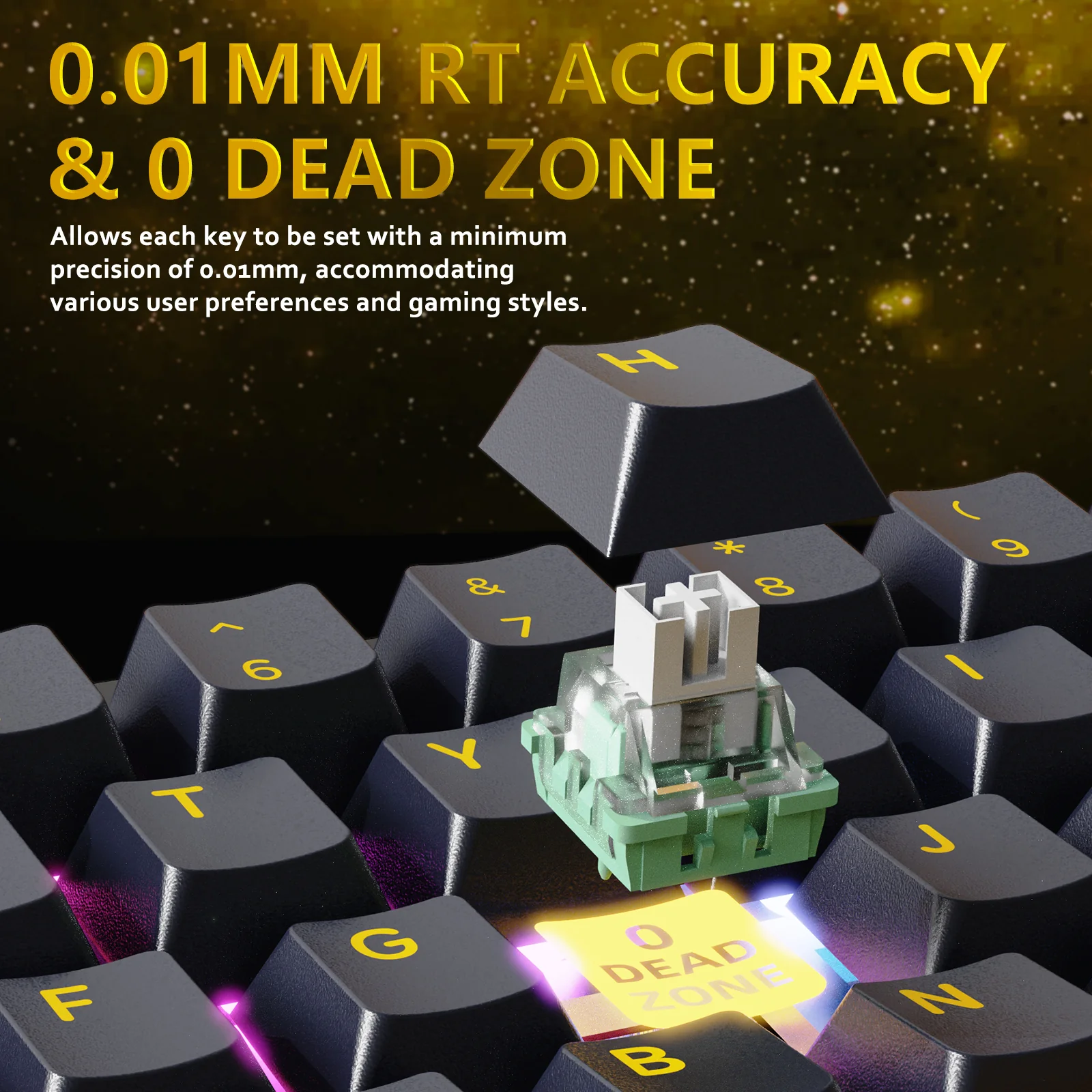 ATTACK SHARK X65 HE Magnetic Switch Rapid Trigger Keyboard 22 ATTACK SHARK X65 HE Magnetic Switch Rapid Trigger Keyboard