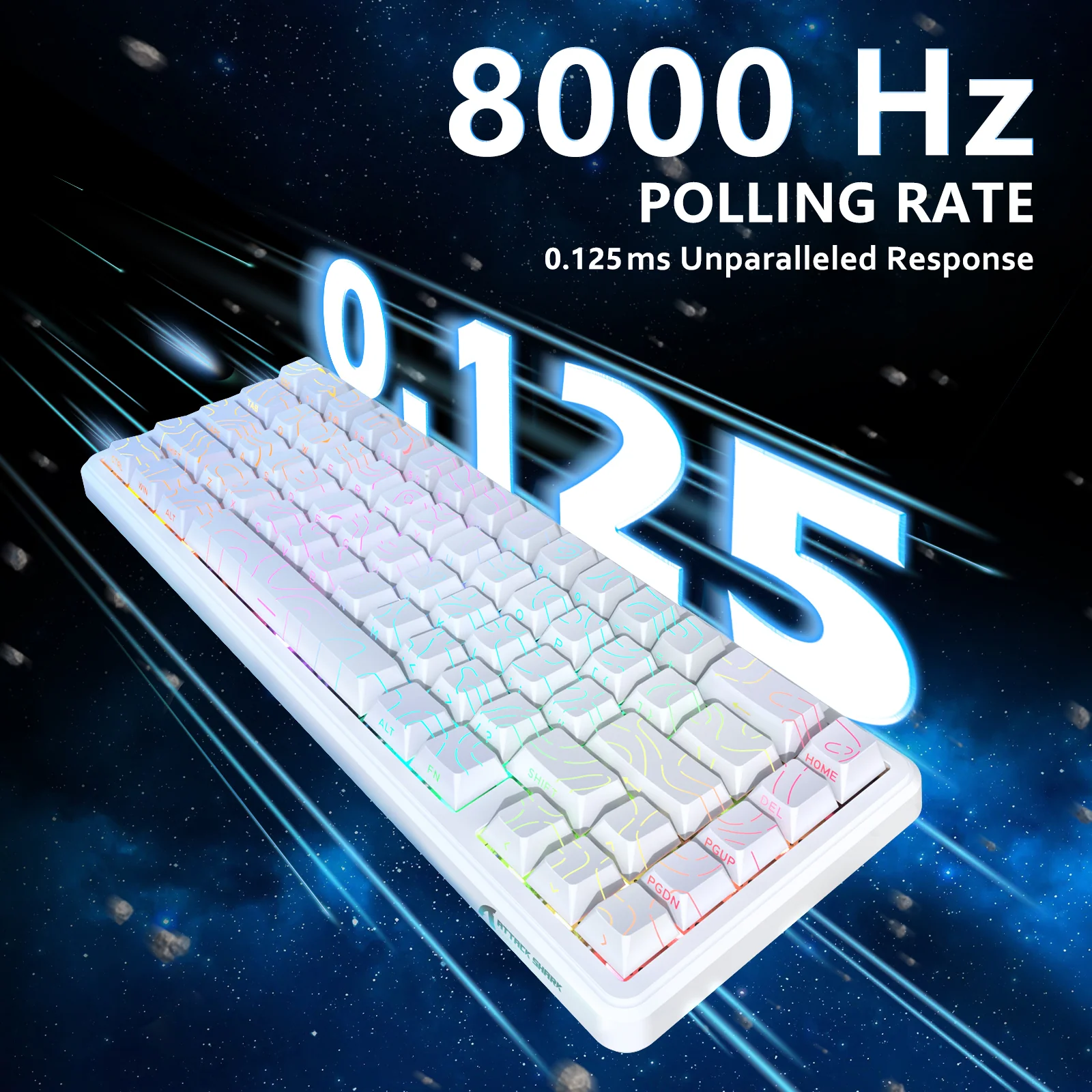 ATTACK SHARK X65 HE Magnetic Switch Rapid Trigger Keyboard 30 ATTACK SHARK X65 HE Magnetic Switch Rapid Trigger Keyboard