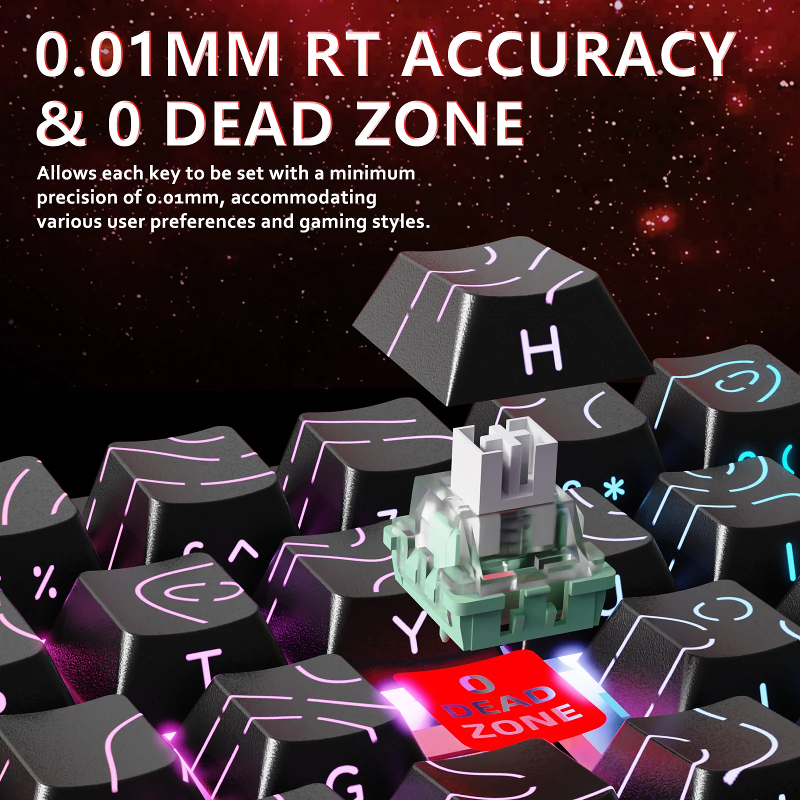 ATTACK SHARK X65 HE Magnetic Switch Rapid Trigger Keyboard 38 ATTACK SHARK X65 HE Magnetic Switch Rapid Trigger Keyboard