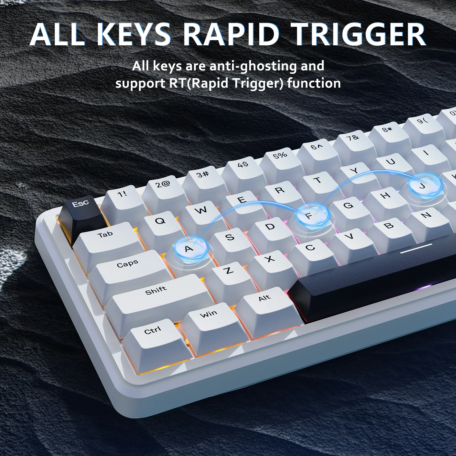 ATTACK SHARK X65 HE Magnetic Switch Rapid Trigger Keyboard 5 ATTACK SHARK X65 HE Magnetic Switch Rapid Trigger Keyboard