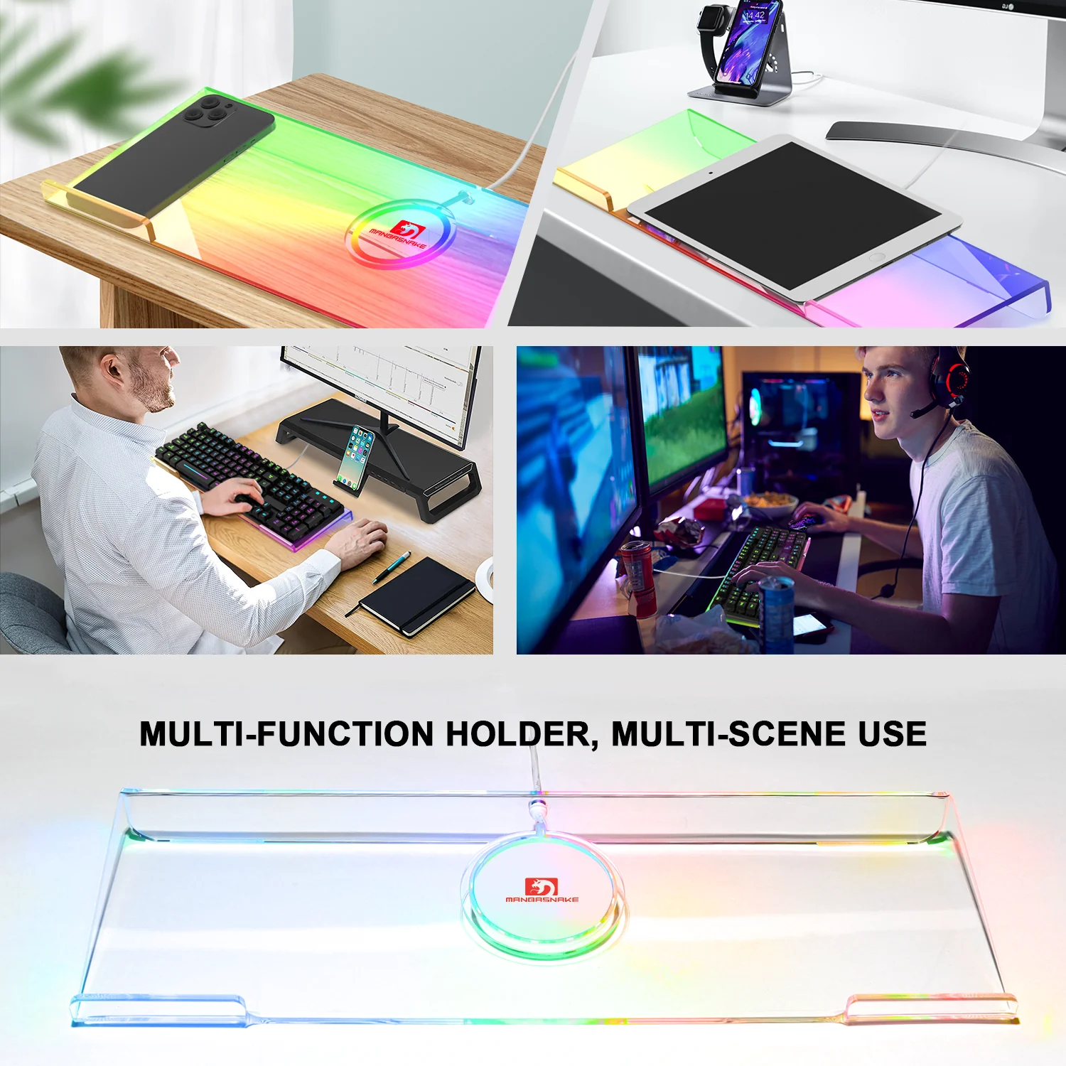 ATTACK SHARK X MAMBASNAKE Ergonomic RGB Keyboard Holder 10 ATTACK SHARK X MAMBASNAKE Ergonomic RGB Keyboard Holder
