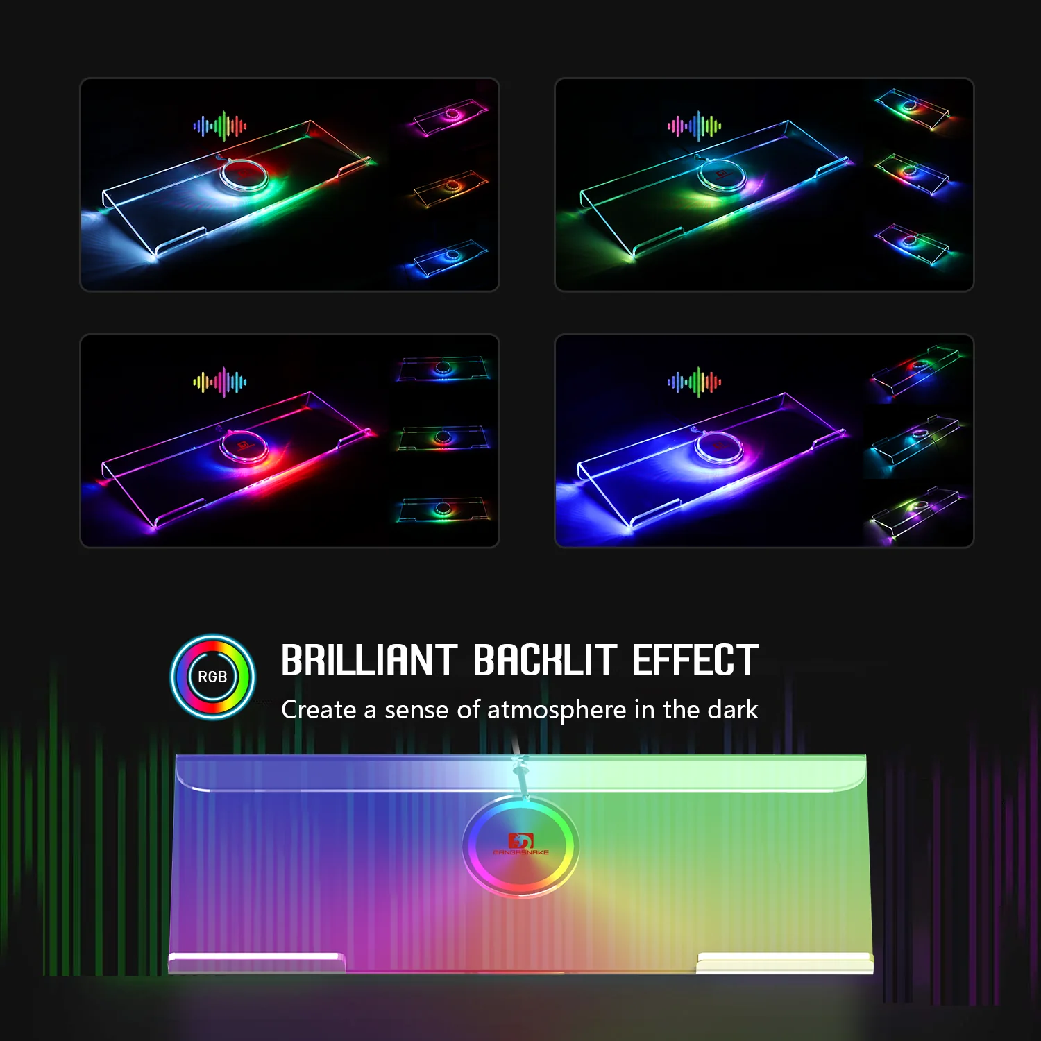 ATTACK SHARK X MAMBASNAKE Ergonomic RGB Keyboard Holder 12 ATTACK SHARK X MAMBASNAKE Ergonomic RGB Keyboard Holder