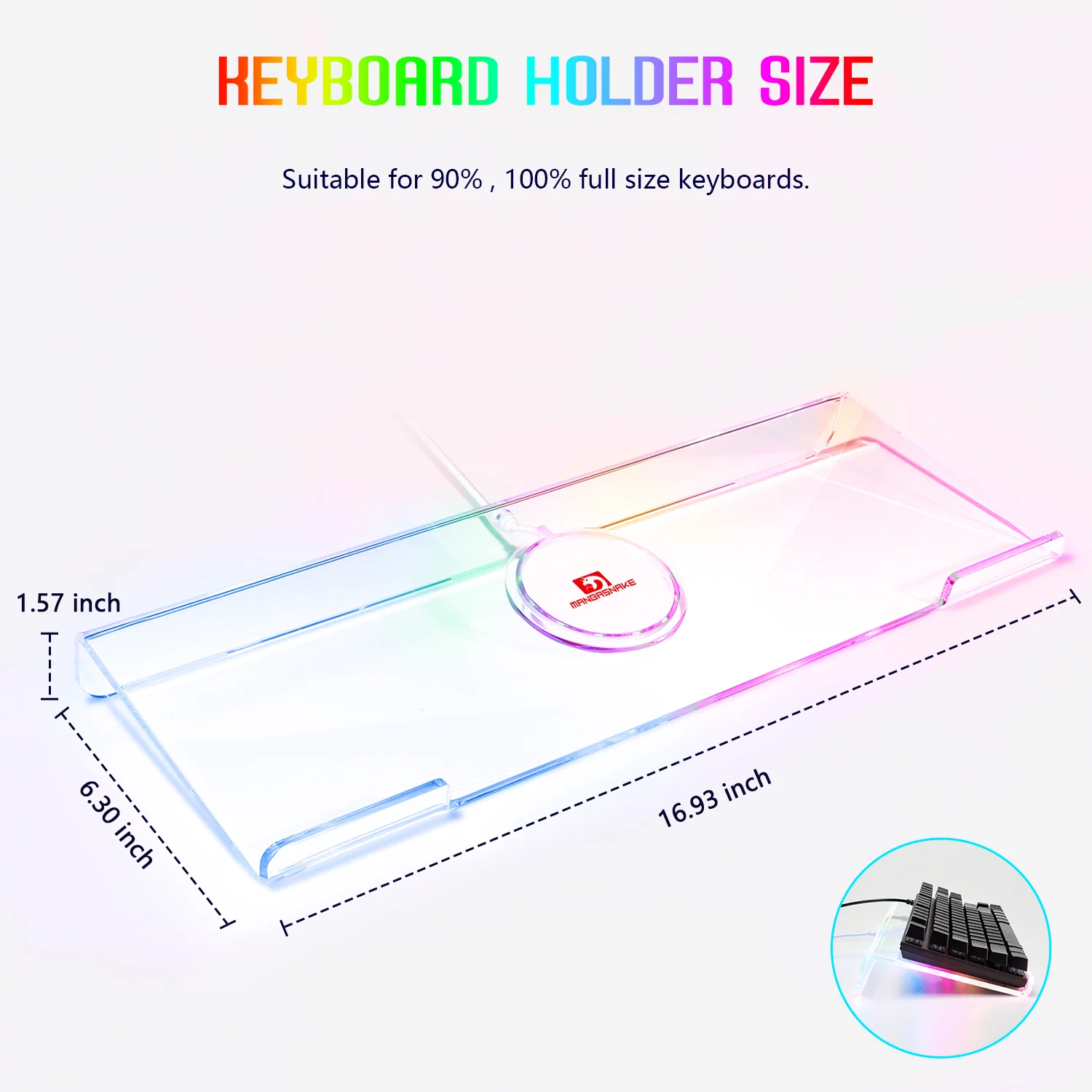 ATTACK SHARK X MAMBASNAKE Ergonomic RGB Keyboard Holder 17 ATTACK SHARK X MAMBASNAKE Ergonomic RGB Keyboard Holder