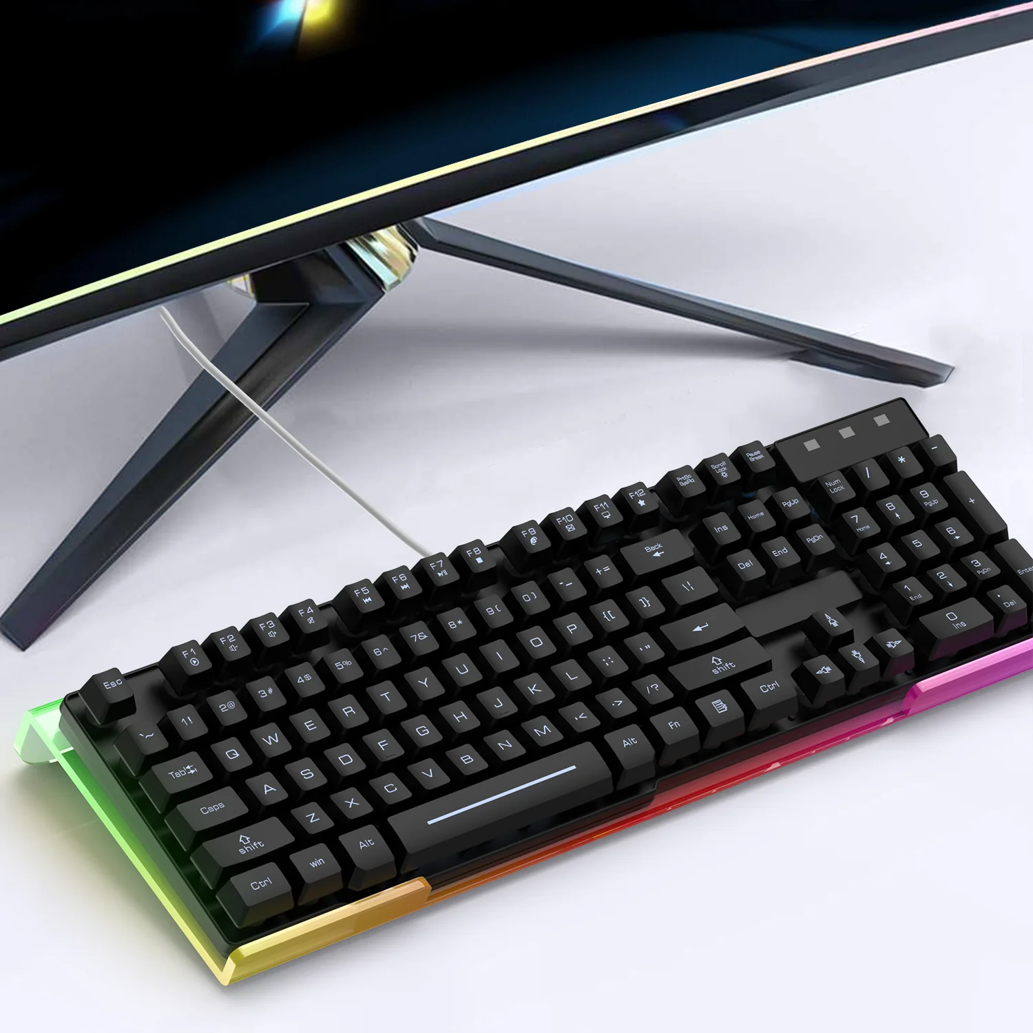 ATTACK SHARK X MAMBASNAKE Ergonomic RGB Keyboard Holder 18 ATTACK SHARK X MAMBASNAKE Ergonomic RGB Keyboard Holder