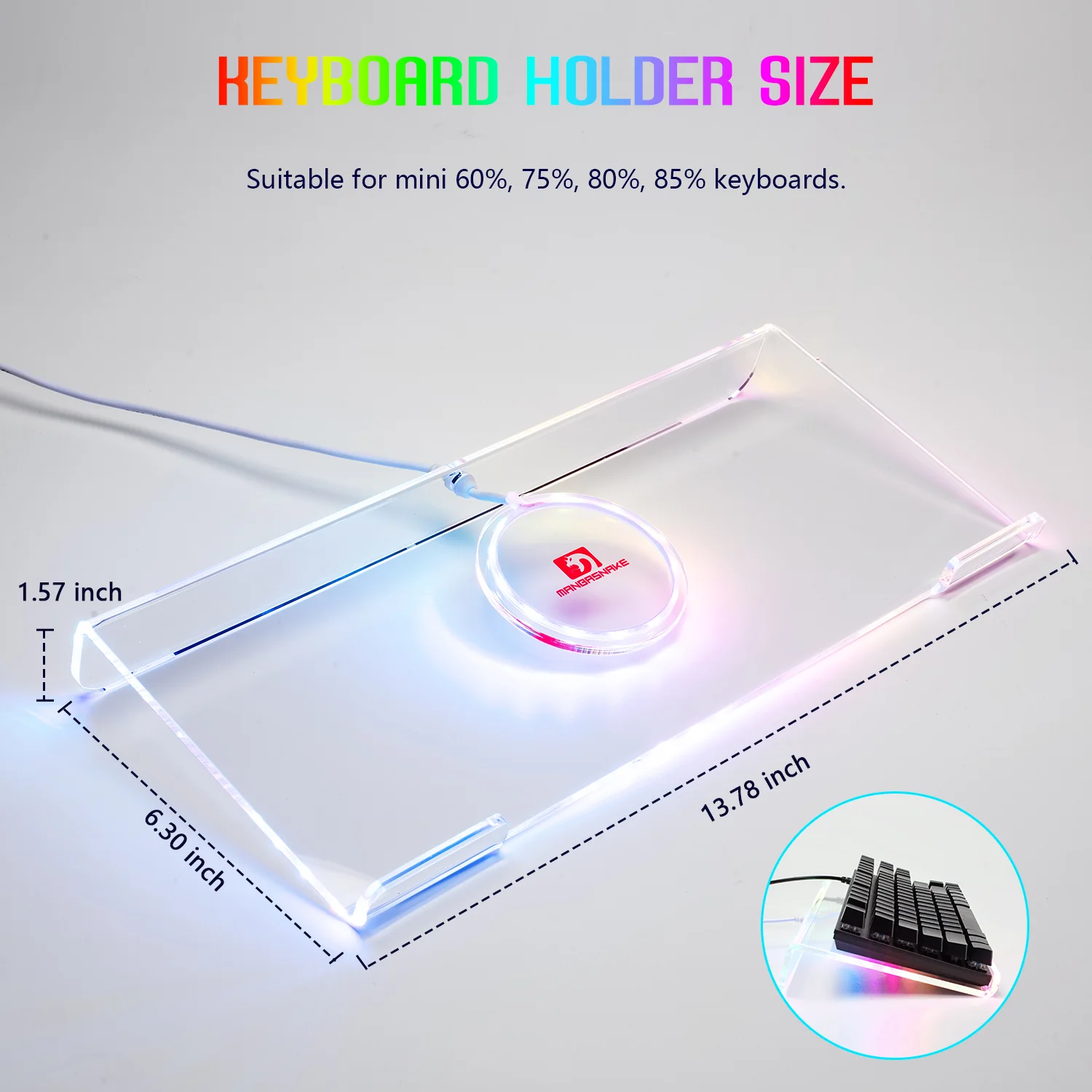 ATTACK SHARK X MAMBASNAKE Ergonomic RGB Keyboard Holder 7 ATTACK SHARK X MAMBASNAKE Ergonomic RGB Keyboard Holder