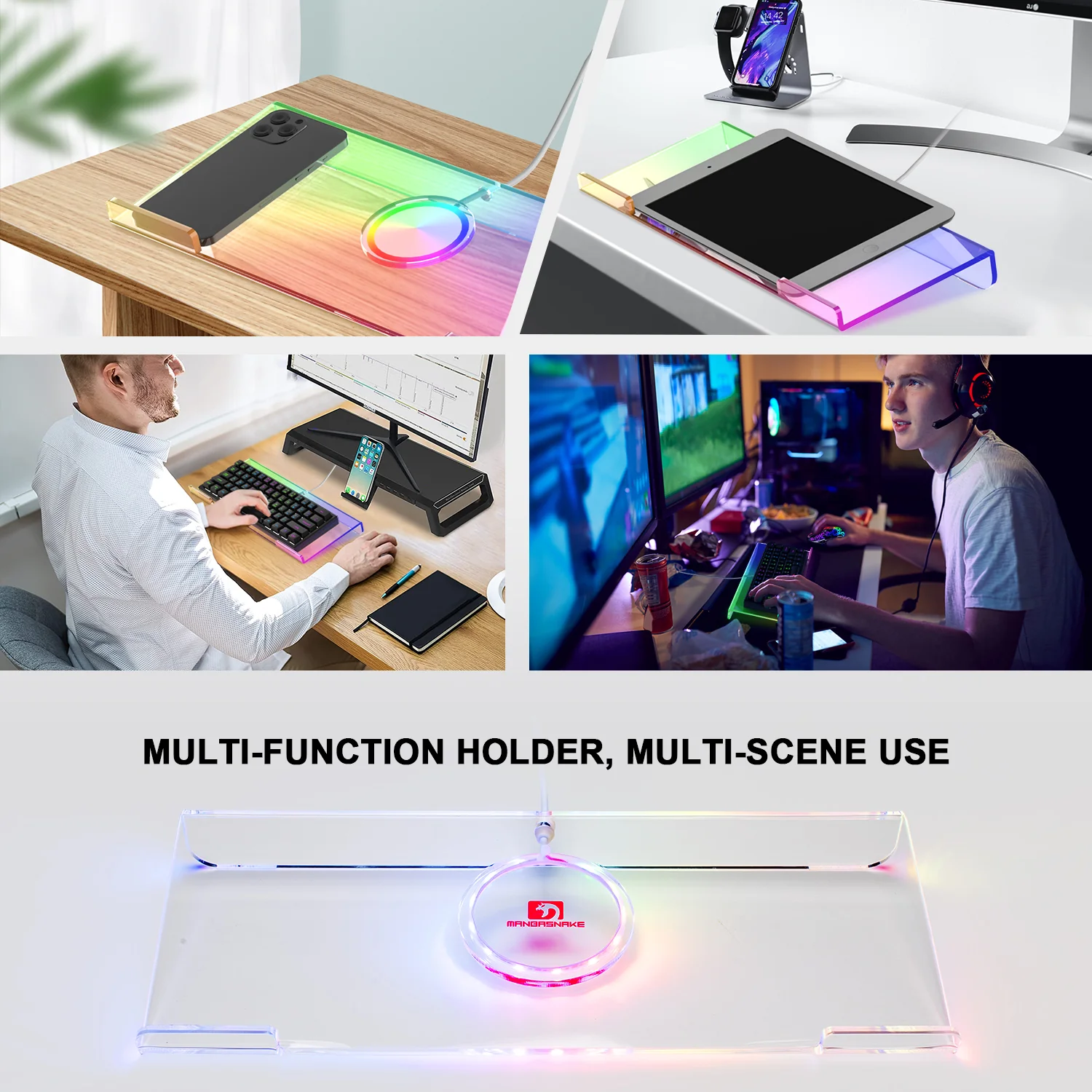 ATTACK SHARK X MAMBASNAKE Ergonomic RGB Keyboard Holder 9 ATTACK SHARK X MAMBASNAKE Ergonomic RGB Keyboard Holder