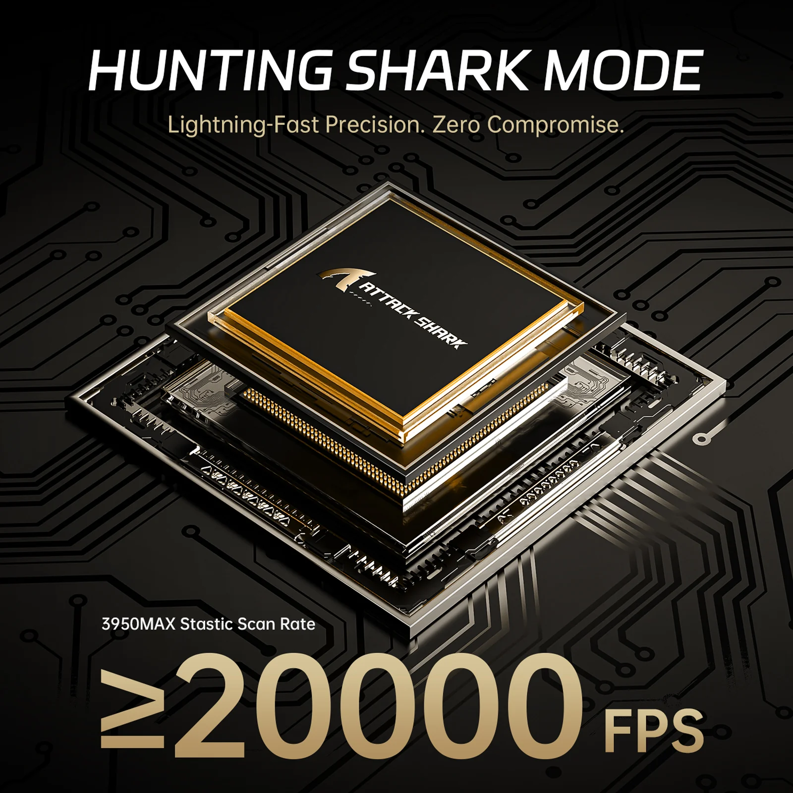 ATTACK SHARK R11 ULTRA Carbon Fiber Wireless 8K PAW3950MAX Gaming Mouse with C06 Ultra LED Cable