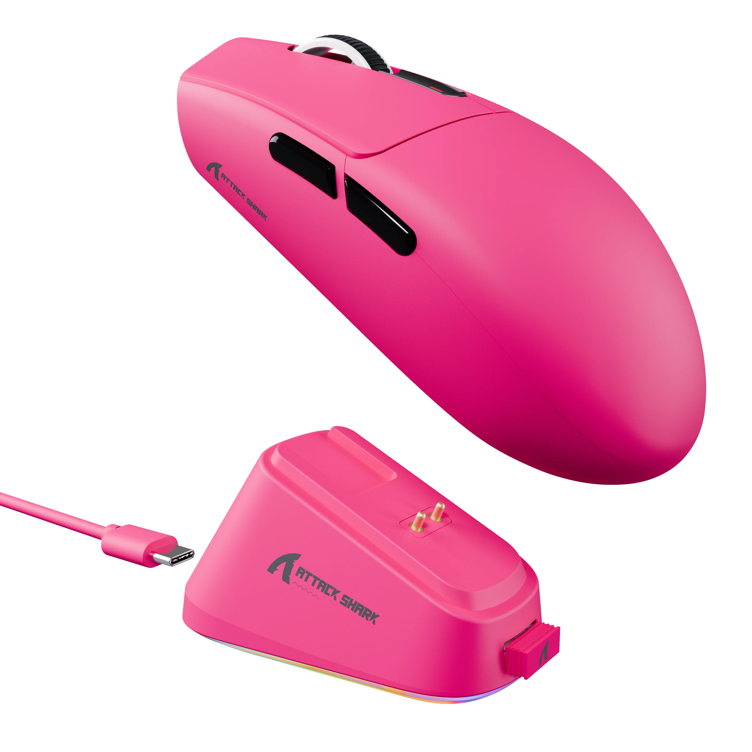 ATTACK SHARK G3PRO Tri-mode Wireless Gaming Mouse with Charge Dock 25000 DPI Ultra Lightweight