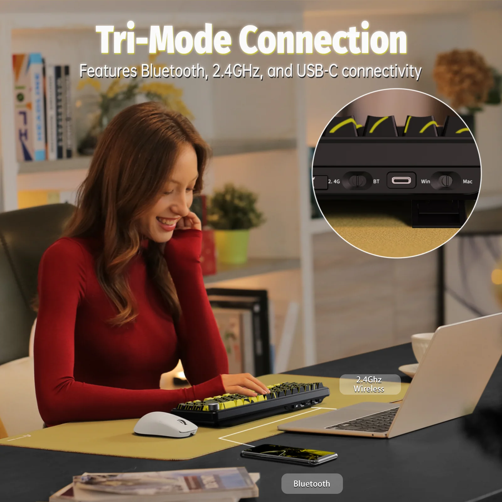 ATTACK SHARK X65PRO HE Wireless Rapid Trigger Keyboard Magnetic Switch 19 ATTACK SHARK X65PRO HE Wireless Rapid Trigger Keyboard Magnetic Switch