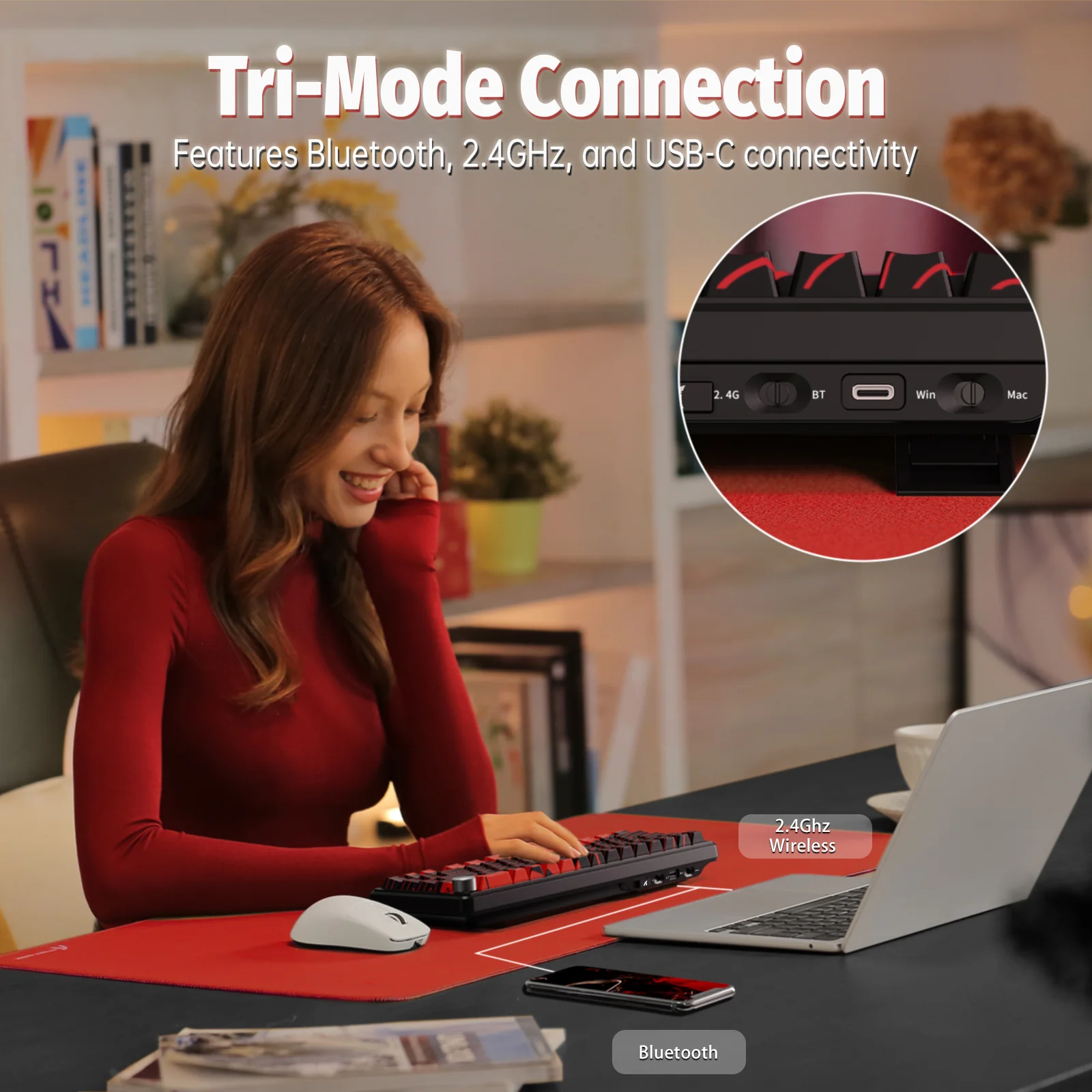 ATTACK SHARK X65PRO HE Wireless Rapid Trigger Keyboard Magnetic Switch 20 ATTACK SHARK X65PRO HE Wireless Rapid Trigger Keyboard Magnetic Switch