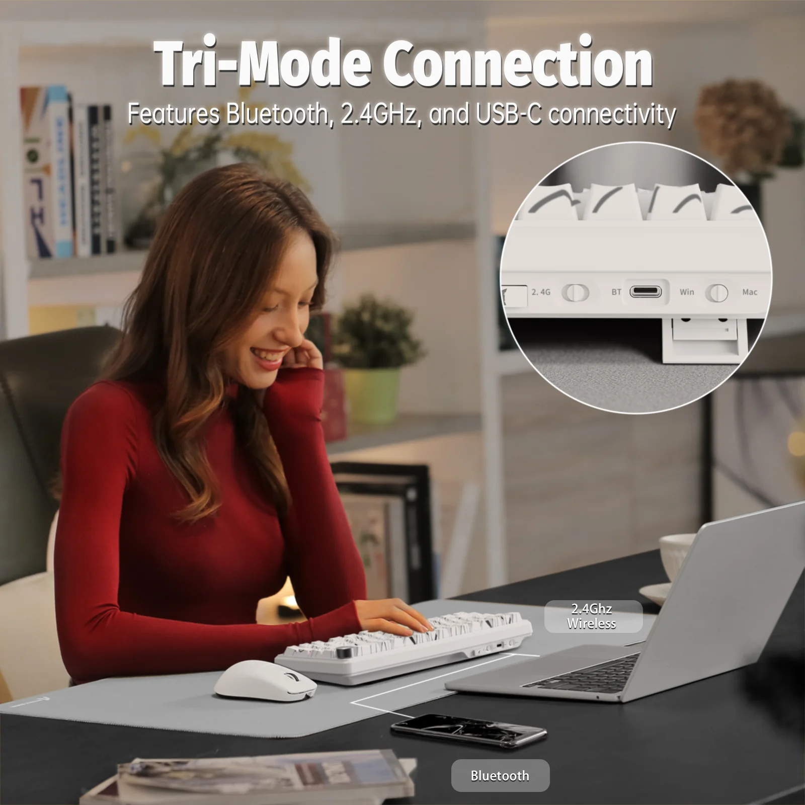 ATTACK SHARK X65PRO HE Wireless Rapid Trigger Keyboard Magnetic Switch 21 ATTACK SHARK X65PRO HE Wireless Rapid Trigger Keyboard Magnetic Switch