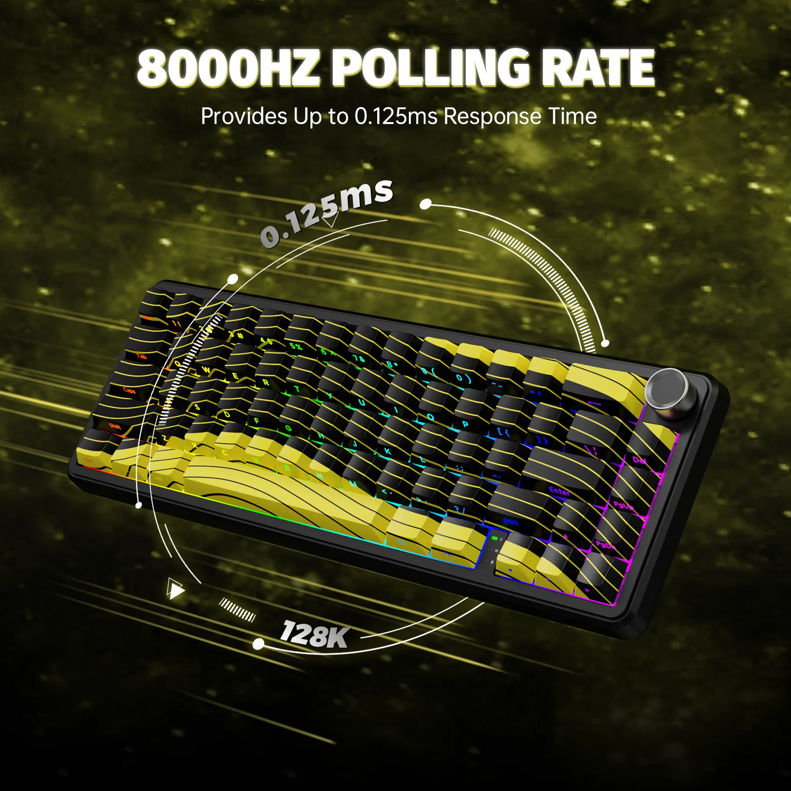 ATTACK SHARK X65PRO HE Wireless Rapid Trigger Keyboard Magnetic Switch 7 ATTACK SHARK X65PRO HE Wireless Rapid Trigger Keyboard Magnetic Switch