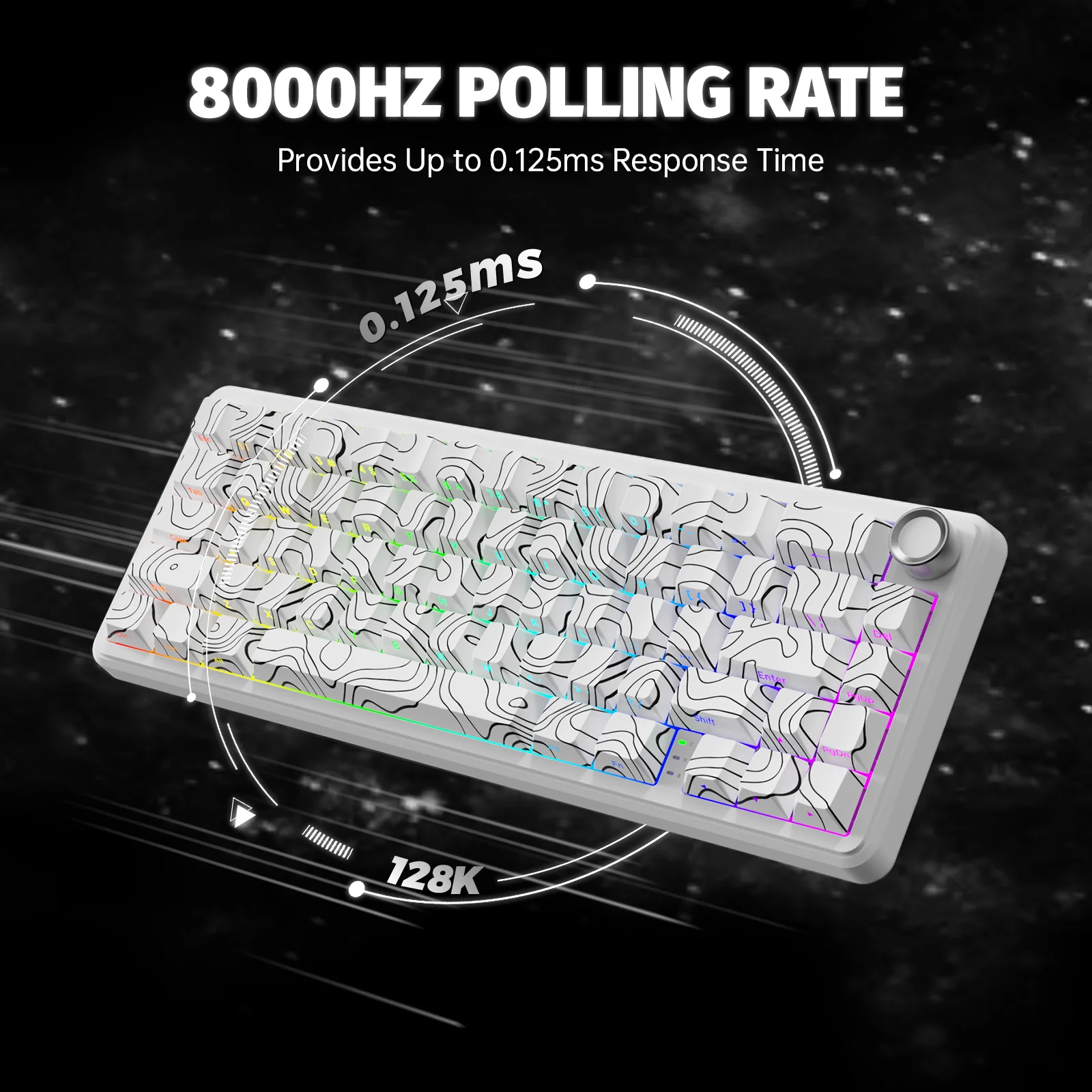 ATTACK SHARK X65PRO HE Wireless Rapid Trigger Keyboard Magnetic Switch 9 ATTACK SHARK X65PRO HE Wireless Rapid Trigger Keyboard Magnetic Switch