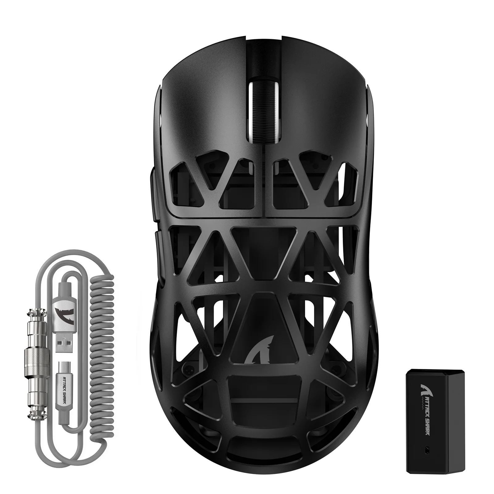 ATTACK SHARK R2PRO Magnesium Alloy PAW3950 Gaming Mouse 8K with Mouse Coiled Cable (Not Include the Charging Dock) 31 ATTACK SHARK R2PRO Magnesium Alloy PAW3950 Gaming Mouse 8K with Mouse Coiled Cable (Not Include the Charging Dock)