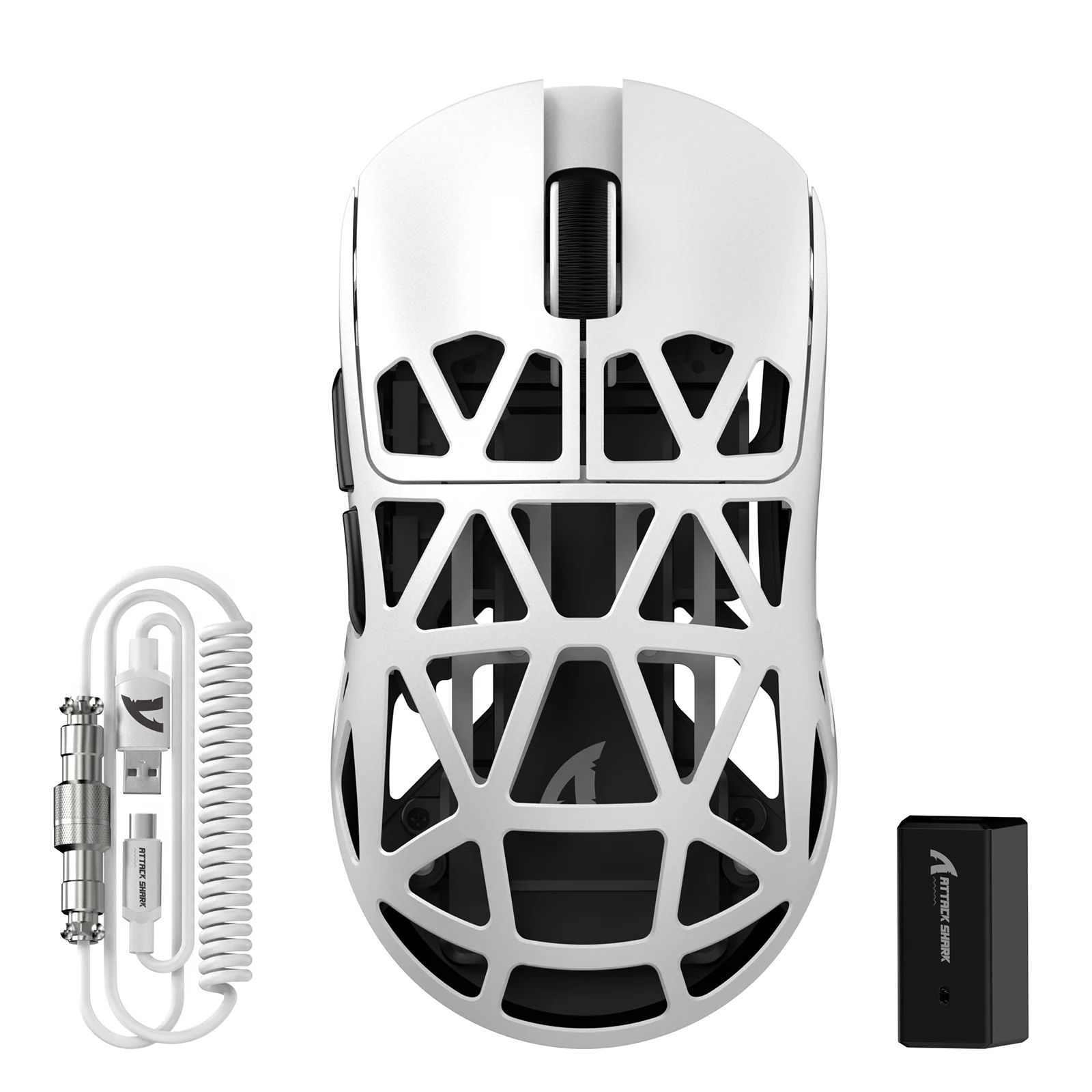 ATTACK SHARK R2PRO Magnesium Alloy PAW3950 Gaming Mouse 8K with Mouse Coiled Cable (Not Include the Charging Dock) 40 ATTACK SHARK R2PRO Magnesium Alloy PAW3950 Gaming Mouse 8K with Mouse Coiled Cable (Not Include the Charging Dock)