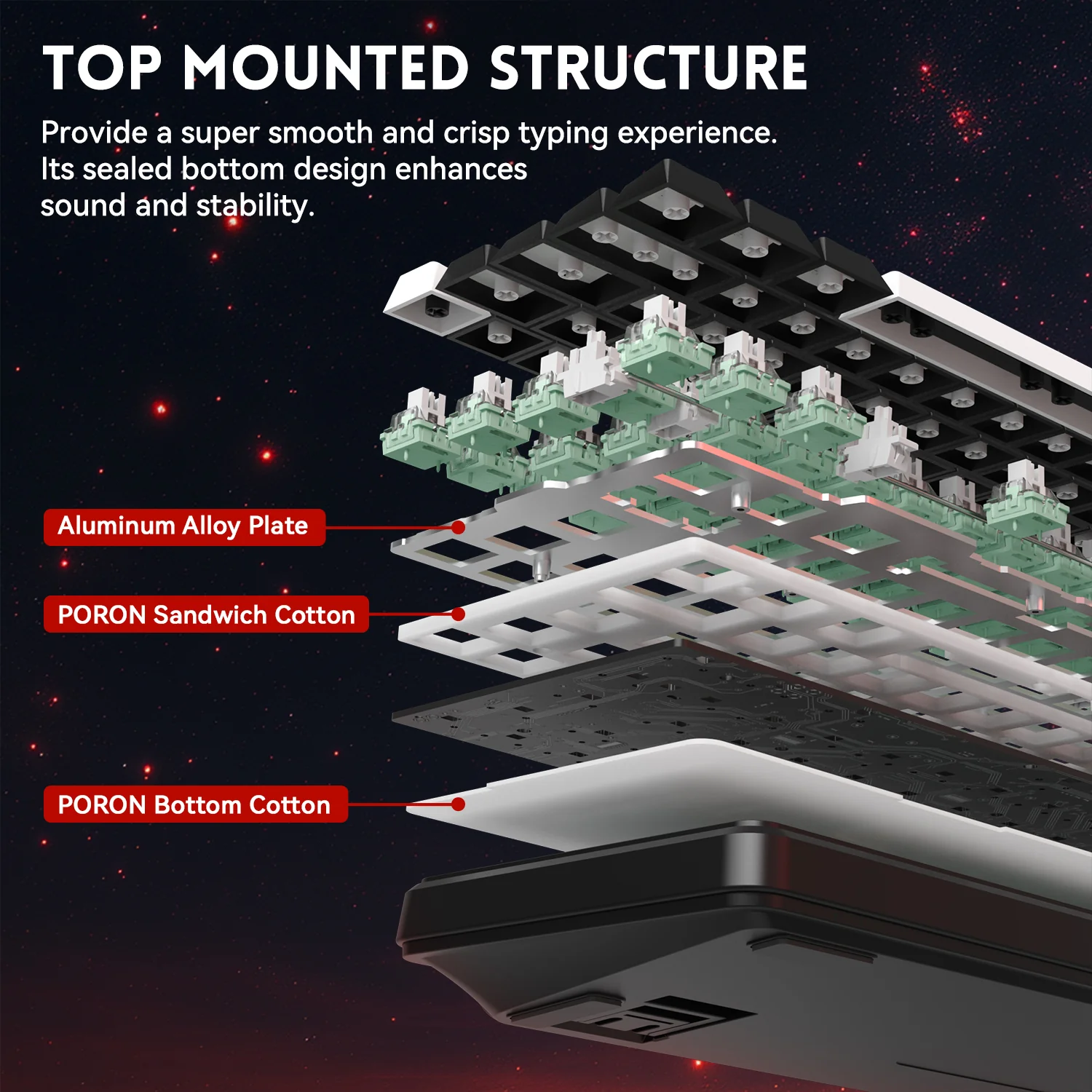 ATTACK SHARK X65 HE Magnetic Switch Rapid Trigger Keyboard With 8Khz Coiled Cable 15 ATTACK SHARK X65 HE Magnetic Switch Rapid Trigger Keyboard With 8Khz Coiled Cable