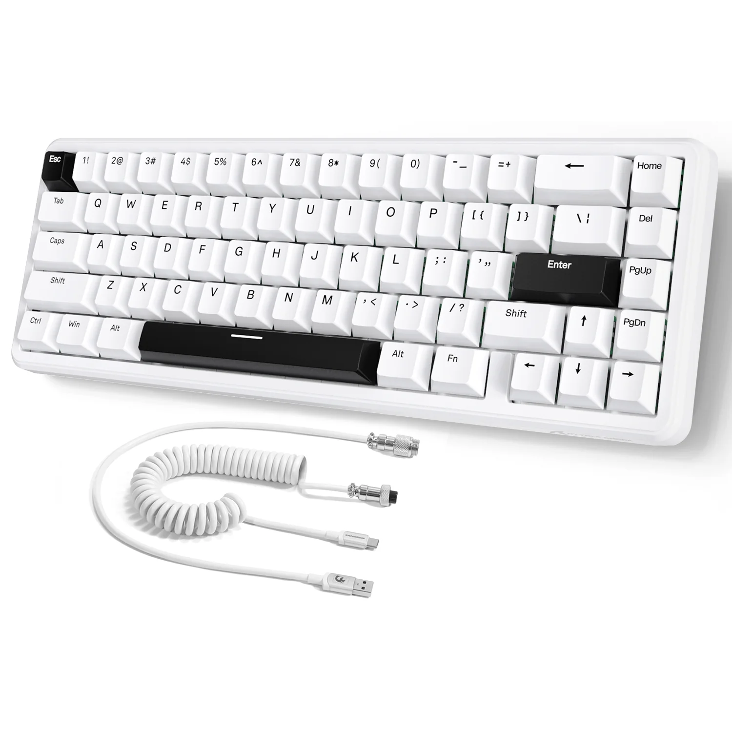 ATTACK SHARK X65 HE Magnetic Switch Rapid Trigger Keyboard With 8Khz Coiled Cable 19 ATTACK SHARK X65 HE Magnetic Switch Rapid Trigger Keyboard With 8Khz Coiled Cable