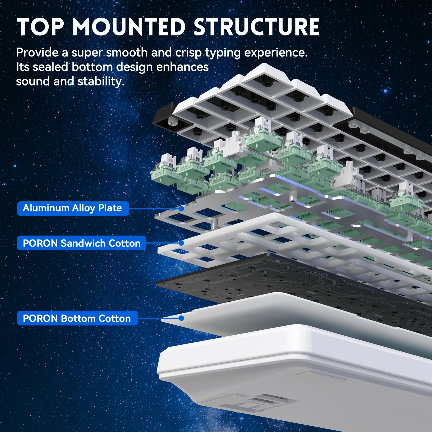 ATTACK SHARK X65 HE Magnetic Switch Rapid Trigger Keyboard With 8Khz Coiled Cable 25 ATTACK SHARK X65 HE Magnetic Switch Rapid Trigger Keyboard With 8Khz Coiled Cable